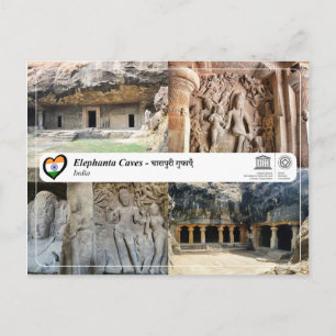 UNESCO WHS - Elephanta Caves Briefkaart