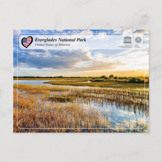 UNESCO WHS - Everglades National Park Briefkaart (Voorkant)