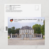 UNESCO WHS - Falkenlust Castle Briefkaart (Voorkant / Achterkant)