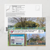 UNESCO WHS - Furuichi - Aoyama Kofun - 青 山 墳 Briefkaart (Voorkant / Achterkant)