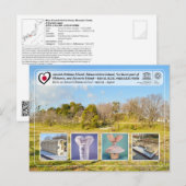 UNESCO WHS - Furuichi - Tsudo-shiroyama Kofun Briefkaart (Voorkant / Achterkant)