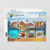 UNESCO WHS - Galápagos Briefkaart (Voorkant / Achterkant)
