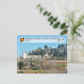 UNESCO WHS - Generalife, Granada Briefkaart (Staand voorkant)