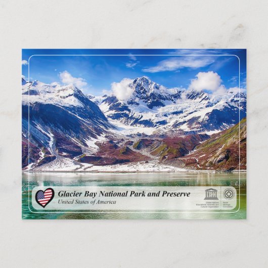 UNESCO WHS- Glacier Bay National Park and Preserve Briefkaart (Voorkant)