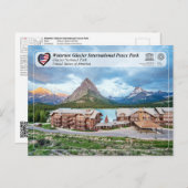 UNESCO WHS - Glacier National Park Briefkaart (Voorkant / Achterkant)