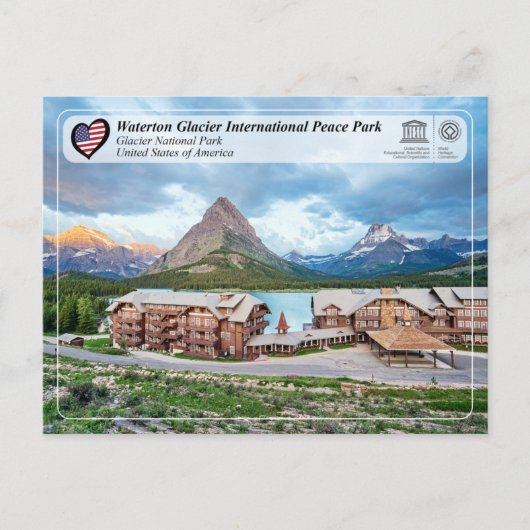 UNESCO WHS - Glacier National Park Briefkaart (Voorkant)