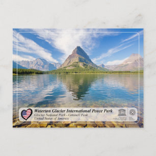 UNESCO WHS - Glacier NP - Mount Grinnell Briefkaart