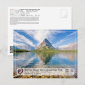 UNESCO WHS - Glacier NP - Mount Grinnell Briefkaart (Voorkant / Achterkant)