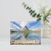 UNESCO WHS - Glacier NP - Mount Grinnell Briefkaart (Staand voorkant)