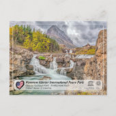 UNESCO WHS - Glacier NP - Swiftcurrent Herfsten Po Briefkaart (Voorkant)