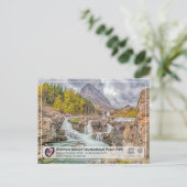 UNESCO WHS - Glacier NP - Swiftcurrent Herfsten Po Briefkaart (Staand voorkant)