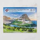 UNESCO WHS - Glacier NP - Verborgen meer Briefkaart (Voorkant)