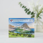 UNESCO WHS - Glacier NP - Verborgen meer Briefkaart (Staand voorkant)
