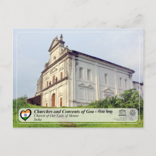 UNESCO WHS - Goa - Church of Our Lady of Mount Briefkaart