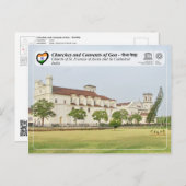 UNESCO WHS - Goa - Church of St. Francis of Assisi Briefkaart (Voorkant / Achterkant)