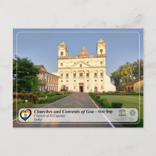 UNESCO WHS - Goa - Kerk van St Cajetan Briefkaart