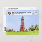 UNESCO WHS - Goa - Ruins of St. Augustine Church Briefkaart (Voorkant / Achterkant)