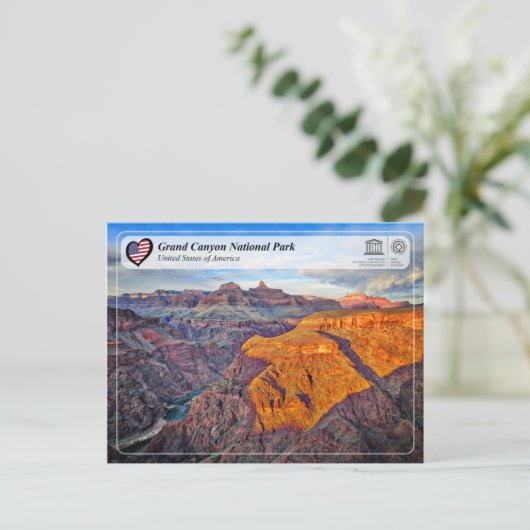 UNESCO WHS - Grand Canyon National Park Briefkaart (Staand voorkant)