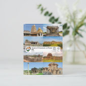 UNESCO WHS - Groep monumenten in Hampi Briefkaart (Staand voorkant)