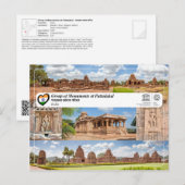 UNESCO WHS - Groep monumenten in Pattadakal Briefkaart (Voorkant / Achterkant)