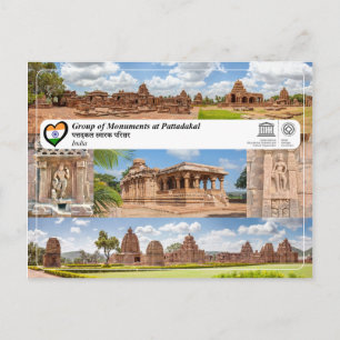 UNESCO WHS - Groep monumenten in Pattadakal Briefkaart