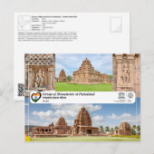 UNESCO WHS - Groep monumenten in Pattadakal Briefkaart (Voorkant / Achterkant)