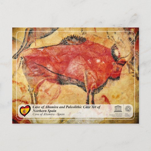 UNESCO WHS - Grot van Altamira / Cueva de Altamira Briefkaart (Voorkant)