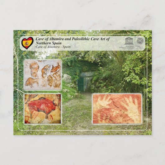 UNESCO WHS - Grot van Altamira / Cueva de Altamira Briefkaart (Voorkant)