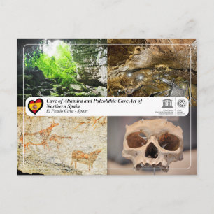 UNESCO WHS - Grot van El Pendo / Cueva de El Pendo Briefkaart