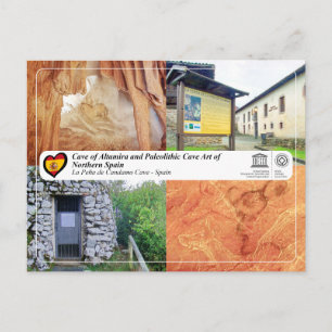UNESCO WHS - Grot van La Peña de Candamo Briefkaart