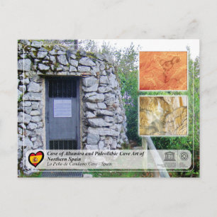 UNESCO WHS - Grot van La Peña de Candamo Briefkaart