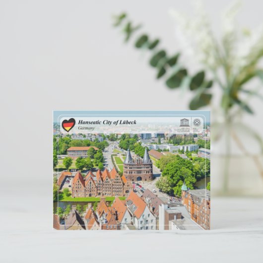 UNESCO WHS - Hanseatic City of Lübeck Briefkaart (Staand voorkant)