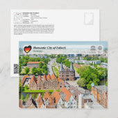 UNESCO WHS - Hanseatic City of Lübeck Briefkaart (Voorkant / Achterkant)
