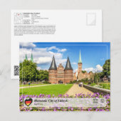 UNESCO WHS - Hanseatic City of Lübeck Briefkaart (Voorkant / Achterkant)