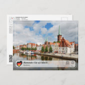 UNESCO WHS - Hanseatic City of Lübeck Briefkaart (Voorkant / Achterkant)