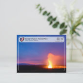 UNESCO WHS - Hawaii Volcanoes National Park Briefkaart (Staand voorkant)