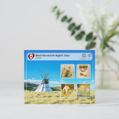 UNESCO WHS - Head-Smashed-In Buffalo Jump Briefkaart (Staand voorkant)