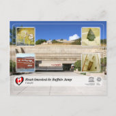 UNESCO WHS - Head-Smashed-In Buffalo Jump Briefkaart (Voorkant)