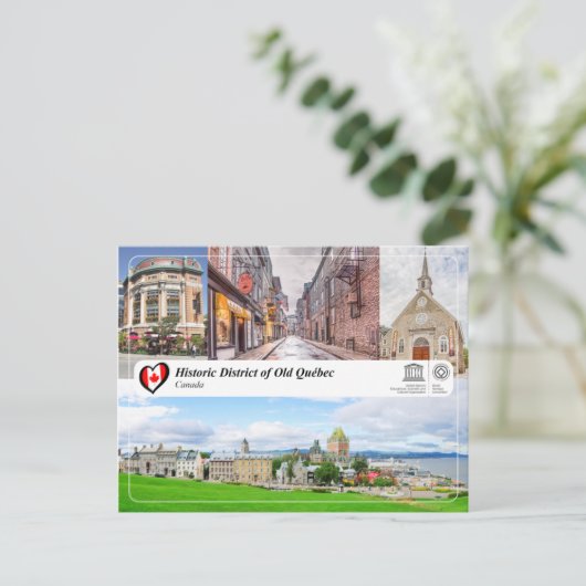 UNESCO WHS - Historic District of Old Québec Briefkaart (Staand voorkant)