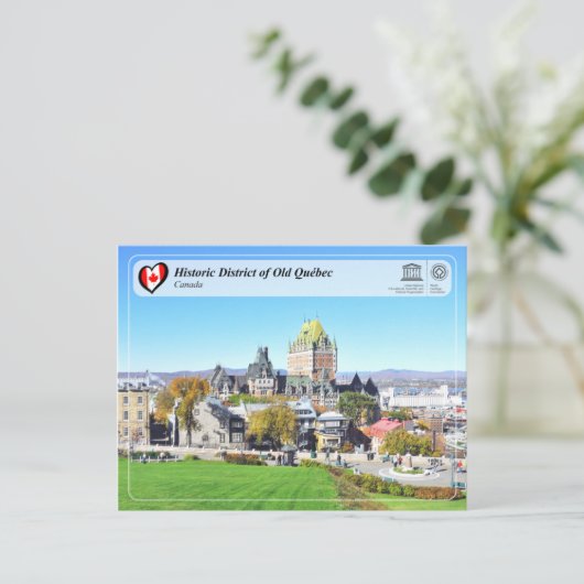 UNESCO WHS - Historic District of Old Québec Briefkaart (Staand voorkant)