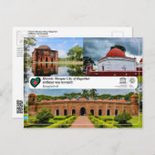 UNESCO WHS - Historic Mosque City of Bagerhat Briefkaart (Voorkant / Achterkant)