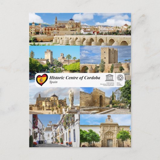 UNESCO WHS - Historisch centrum van Cordoba Briefkaart (Voorkant)