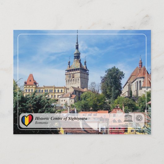 UNESCO WHS - Historisch centrum van Sighisoara Briefkaart (Voorkant)