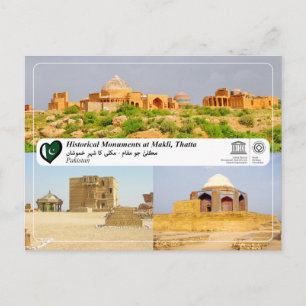 UNESCO WHS - Historische monumenten bij Makli, Tha Briefkaart