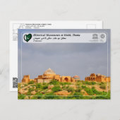 UNESCO WHS - Historische monumenten bij Makli, Tha Briefkaart (Voorkant / Achterkant)