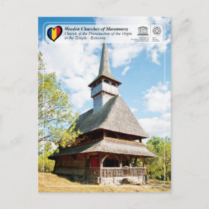 UNESCO WHS - Houten kerken in Barsana Briefkaart