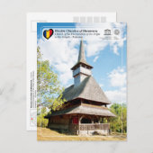 UNESCO WHS - Houten kerken in Barsana Briefkaart (Voorkant / Achterkant)