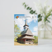 UNESCO WHS - Houten kerken in Barsana Briefkaart (Staand voorkant)
