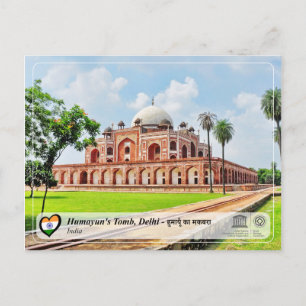 UNESCO WHS - Humayun's Tomb, Delhi Briefkaart