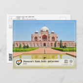 UNESCO WHS - Humayun's Tomb, Delhi Briefkaart (Voorkant / Achterkant)
